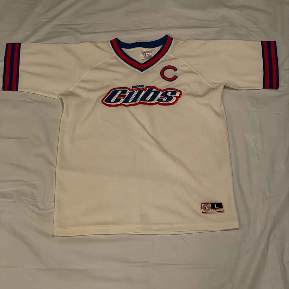 MLB Chicago Cubs Women's Jersey White Blue Red Baseball Embroidered